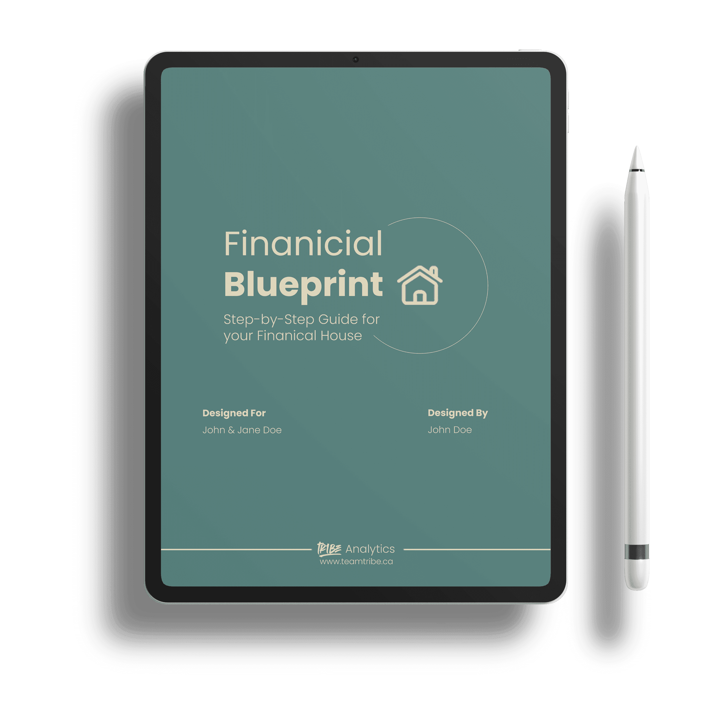FinancialBluePrint v2.0-square-transparent Front cover of a financial blueprint